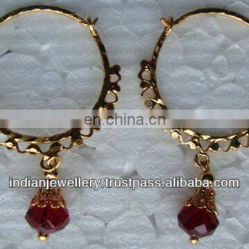 High quality Gold plated hoop earrings