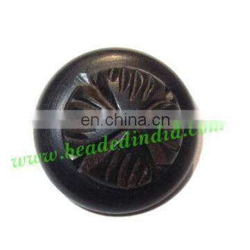 Handmade wood buttons, size : 45mm