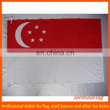 Polyester flag Singapore flag