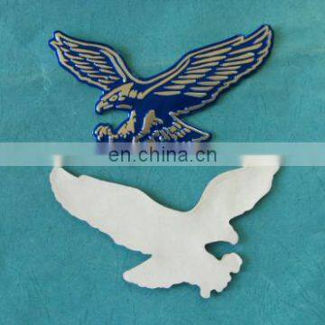 Customized 3D Decorative Label Metal Sticker with Embossed Logo Relief