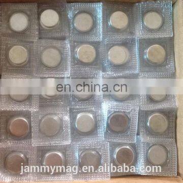 new arrival D15x2 snap magnet button with plastic cover