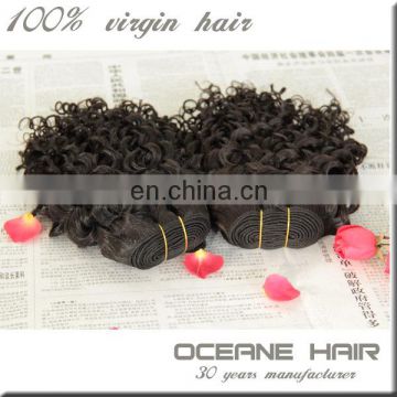 Hot pattern human hair charming fashion curly brazilian hair