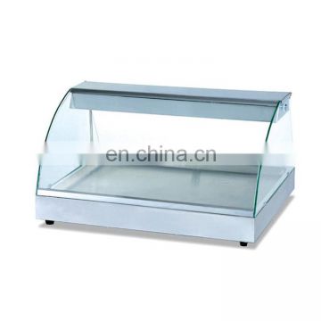 Supply Roll Counter Top GlassFoodWarmerDisplayShowcase