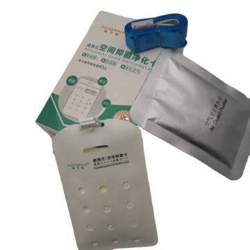 air badge protection card chlorine card chlorine dioxide slow release granules ClO2