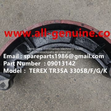 TEREX 09013142 SHOE ASSY TR100 TR70 TR60 TR70 MT4400AC OFF HIGHWAY RIGID DUMP TRUCK MINING HAULER TRANSMISSION