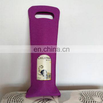Customized Size 2pcs Set Bag for Gift Felt Christmas Wine Bottle Cover Bags photo-7