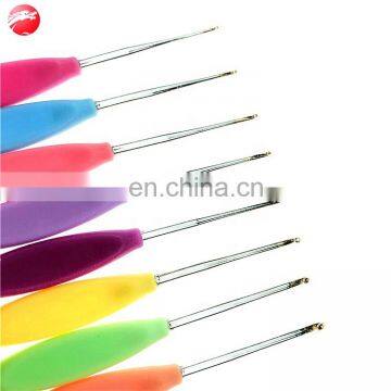 Custom Knitting Needle With Rubber Handle Low Price Crochet Hook Set photo-2