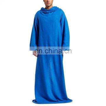 Supersoft Wearable Warm Plush Snuggie Fleece Blanket With Sleeves photo-4