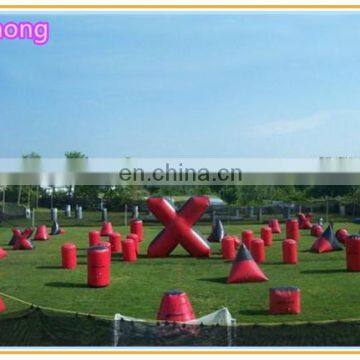 Funny and popular paintball inflatable bunkers, best quality inflatable bunker field for rental