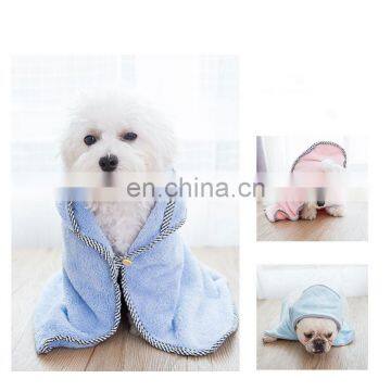 Dog bath towel pet bath towel strong absorbent skin-friendly bathrobe quick-drying blanket cat supplies