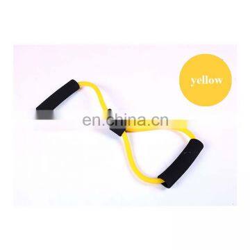 Wholesale Fitness Equipment Eco-friendly TPR Foam Resistance Band Set With Pull Rope