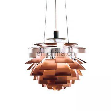 New design creative dining room lighting pendant hanging chandelier modern lamp rose gold led pendant lights