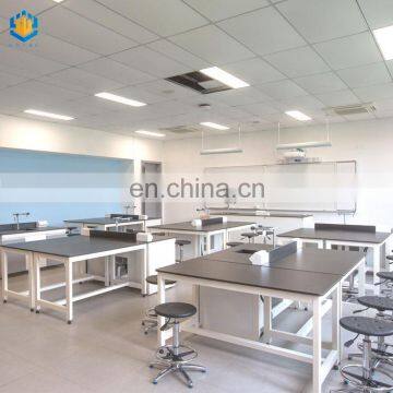 School Laboratory Furniture Table And Chair Chemistry Laboratory Work Bench With Sink