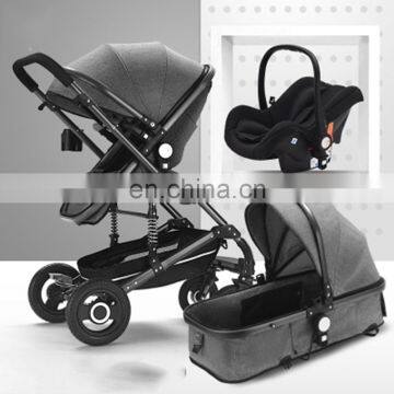 Wholesale China Manufacturer 3 In 1 Baby Stroller With EvaRear-Wheels