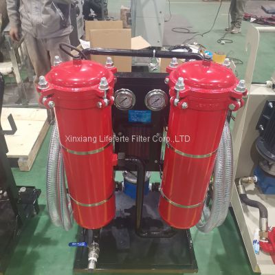 portable hydraulic oil filtration machine