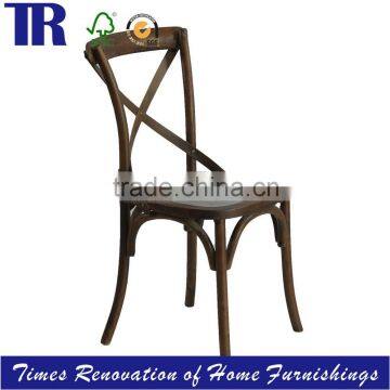 Madeleine Dining Chair,Wood Side Chair, Zinc Seat Dining Chair