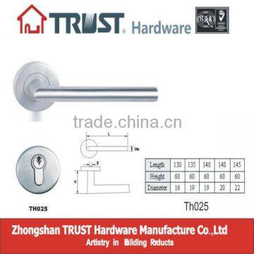 304 Stainless Steel Hollow lever restaurant door handle