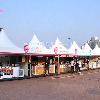 Aluminum Frame Double PVC Coated Textile Colver and Sidewalls Pagoda Tent Used for Outside Events photo-3