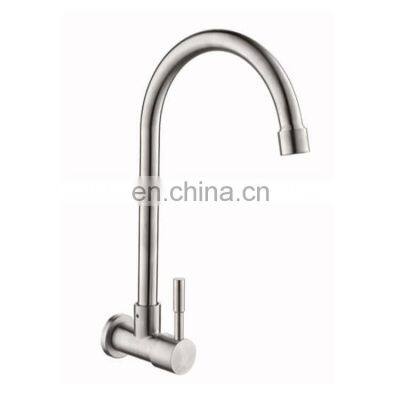 YUYAO  Washing cold water chrome single lever kitchen faucets