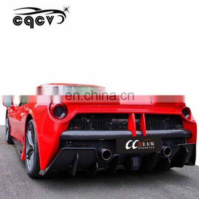 Body Kit for Ferrari 488 in Misha Style Front Bumper Rear Bumper Hood Carbon Fiber Front Lip Rear Lip Side Skirts Fenders photo-2