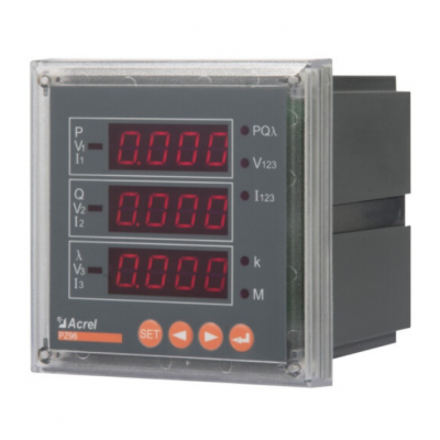 Acrel PZ96-AI3/K ac three phase led programmable digital current panel meter with 4 di/2do