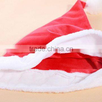 Soft fleece Cheap Factory Santa Hat Decoration