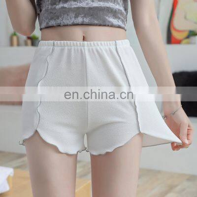Manufacturers Wholesale Custom Anti-exhaust Safety Pants Side Plus Fat Plus Size Women's Three-quarter Pants Stretch photo-4