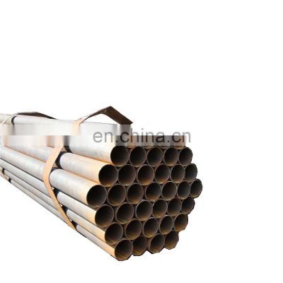 High Quality MS Steel Tube ERW Steel Pipe Black For Construction