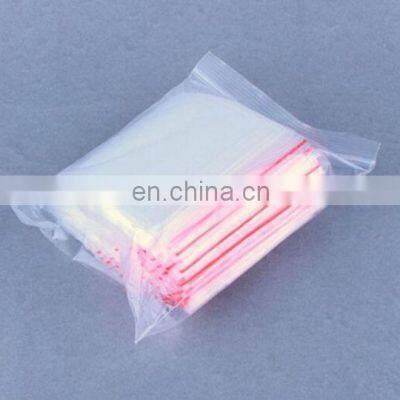 500pcs Jewelry Bag Transparent PE Zip Lock bag for electronic