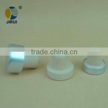 Plastic Synthetic Cork Stopper With Silver Aluminum Cover photo-2
