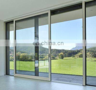 Factory Standard Frameless Aluminum Sectional Interior Noiseless Sliding Doors
