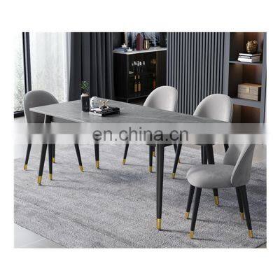 Light Luxury Modern Marble Dining Room Furniture Dining Tables Dinning Table Sets