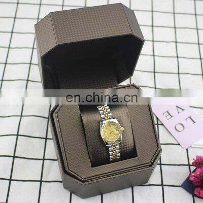 Hot Sell Wholesale PU Leather Flip Watch Packaging Box Display photo-3