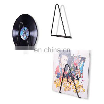 Triangle Wall Mounted Vinyl Record Holder Album Storage Rack Magazine Holder Set of 3