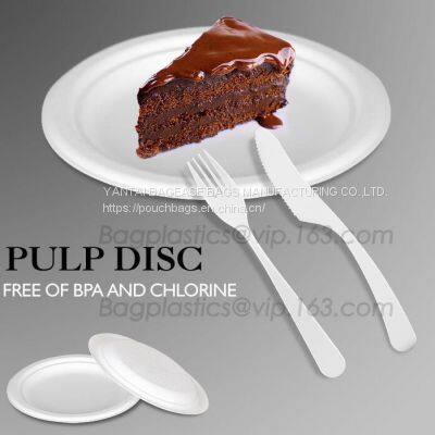 SUGARCANE,BAGASSE PLA DINNERWARE BIO ECO TABLEWARE CUP PLATE BOWL CONTAINER DISH TRAY CUTLERY PULP photo-3