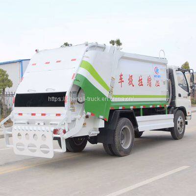 Foton 4x2 LHD RHD 6cbm Compressed Garbage Compactor Truck photo-3