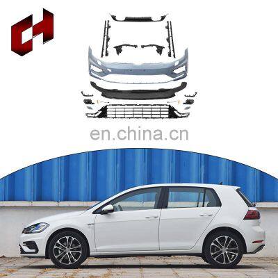 CH New Upgrade Luxury Grille Rear Spoiler Wing Auto Parts The Hood Headlight Body Kit For Vw Golf 7.5 To R Line