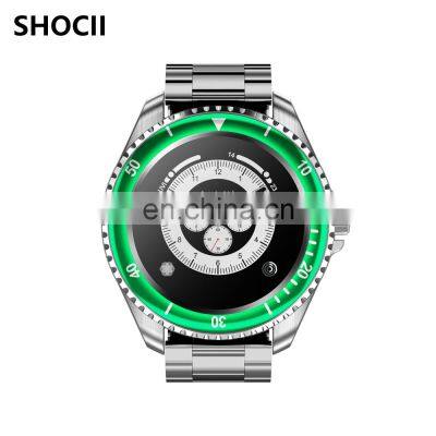 Newest Z27 Smart Watch 1.54 Inch Heart Rate Monitor Call Fitness Tracker Z27 Men Luxury Steel Belt and Leather Strap Smartwatch photo-2