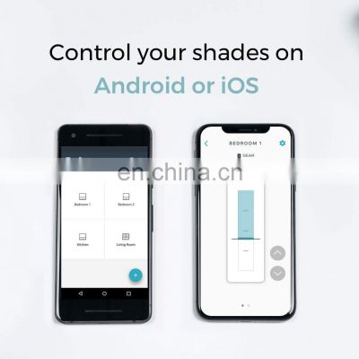 Gear Smart Blinds DIY Home Automation Solar Powered Drive Motor Roller Blinds Shade