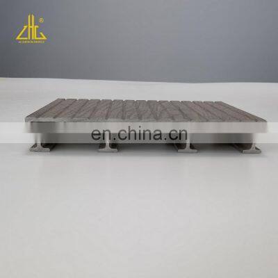 Aluminum Extrusion Profiles Customized Extruded Aluminum Outdoor Decking For Patio,Fireproof & Waterproof Garden Floor Decking photo-5