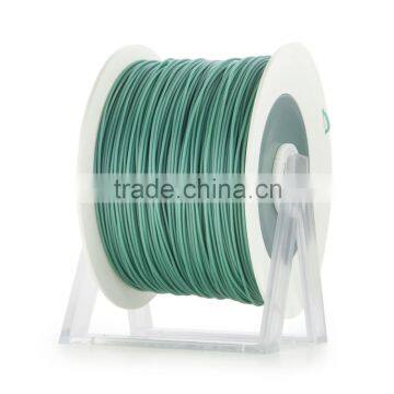 Pla 3d Printer Material Green Metallic Filament With the New Spool Convertible Into a Coat Hanger. Spool Holder Included. photo-2