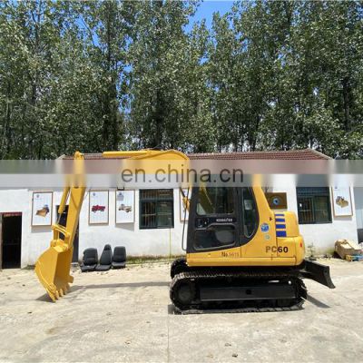 Hot sale komatsu mini excavator model pc60 , Used komatsu pc60-7 excavator , Komatsu pc60 digger