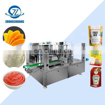 Feeding Line Bakery Food Packaging Water Soluble Nylon Robotic Nitrogen Filling Packing Machine