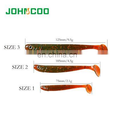 JOHNCOO Bass Master 2.1g 4.5g 9.5g New Fishing Lure Soft Swimbait Shad Artificial Fishing Bait Jig Worm photo-4