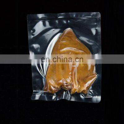 Custom Printed Transparent 3 Sides Seal Frozen Vacuum Sealer Storage Bags For Food Save Vacuum Bag Wholesale Food Grade Pouch