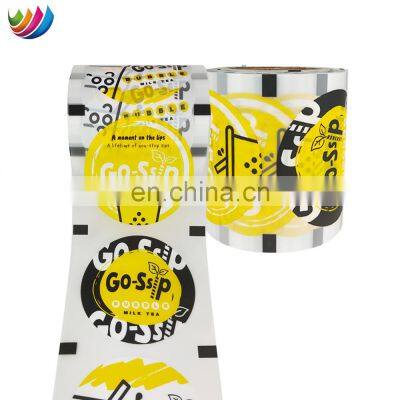 OEM/ODM Flexible Waterproof Plastic Film PET/PP/PE Bubble Tea Cup Sealing Roll Film For 90mm 95 mm Paper Plastic Cup photo-5
