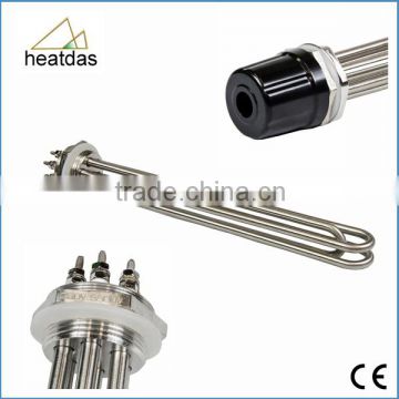 3-Phase High Watt Round Flange Immersion Heater