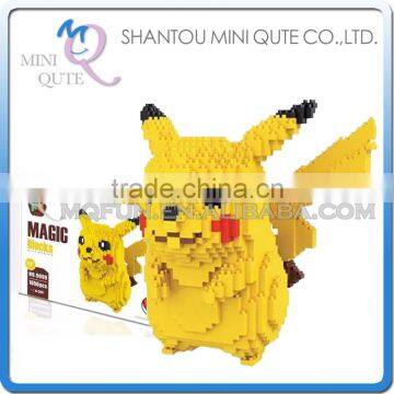 Mini Qute HC anime pokemon Huge pikachu plastic building block cartoon model education educational toy NO.9009