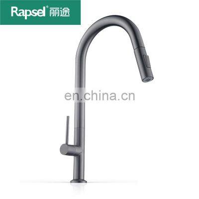 Kitchen Faucets Stainless steel  Pull out Kitchen Sink Faucets with pull down sprayer