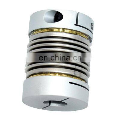 Metal Bellows Clamp Type Spring Flexible Shaft Coupling For Step Motor photo-4
